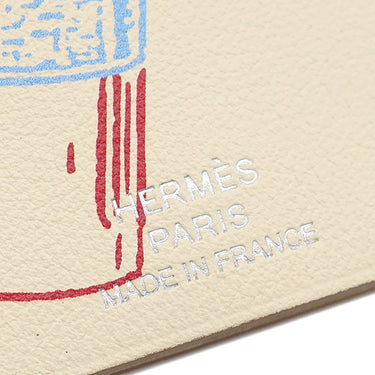エルメス HERMES クロシェット インアンドアウト ナタ スイフト キーリング シルバー金具 IN&OUT