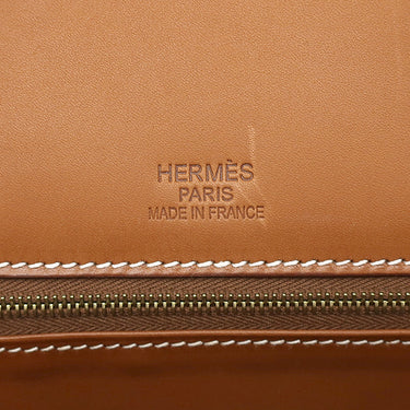 エルメス HERMES バーキン40 フラッグ フィセル×パプリカ×フォーブ ヴォーバレニア トワルアッシュ ハンドバッグ シャンパンゴールド金具 ベージュ×オレンジ