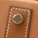 エルメス HERMES バーキン40 フラッグ フィセル×パプリカ×フォーブ ヴォーバレニア トワルアッシュ ハンドバッグ シャンパンゴールド金具 ベージュ×オレンジ