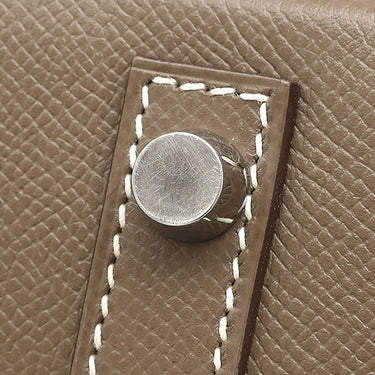 エルメス HERMES バーキン30 エトゥープ ヴォーエプソン ハンドバッグ シルバー金具 グレージュ
