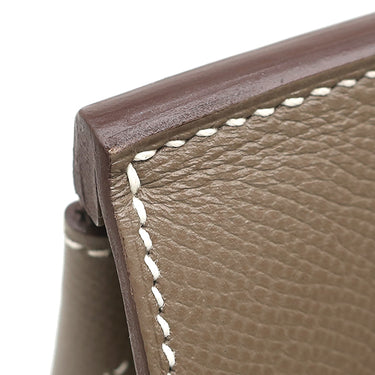エルメス HERMES バーキン30 エトゥープ ヴォーエプソン ハンドバッグ シルバー金具 グレージュ