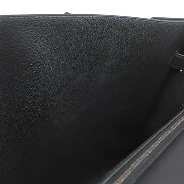 エルメス HERMES ケリーデペッシュ 36 タッチ ブラック ポロサス エバーグレイン ブリーフケース シルバー金具 ビジネスバッグ