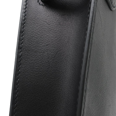 エルメス HERMES ケリーデペッシュ 36 タッチ ブラック ポロサス エバーグレイン ブリーフケース シルバー金具 ビジネスバッグ