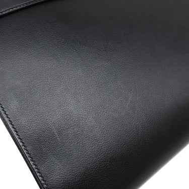 エルメス HERMES ケリーデペッシュ 36 タッチ ブラック ポロサス エバーグレイン ブリーフケース シルバー金具 ビジネスバッグ