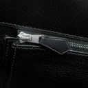 エルメス HERMES ドラッグ 37 ブラック ボックスカーフ ハンドバッグ シルバー金具 黒 ショルダーバッグ