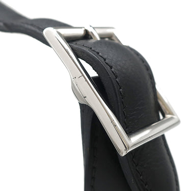 エルメス HERMES トリム 35 ブラック リセ ショルダーバッグ シルバー金具 黒