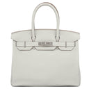 エルメス HERMES バーキン30 パールグレー トゴ ハンドバッグ シルバー金具 グレー