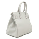 エルメス HERMES バーキン30 パールグレー トゴ ハンドバッグ シルバー金具 グレー