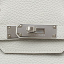 エルメス HERMES バーキン30 パールグレー トゴ ハンドバッグ シルバー金具 グレー