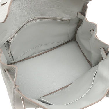 エルメス HERMES バーキン30 パールグレー トゴ ハンドバッグ シルバー金具 グレー