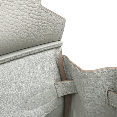 エルメス HERMES バーキン30 パールグレー トゴ ハンドバッグ シルバー金具 グレー