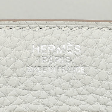 エルメス HERMES バーキン30 パールグレー トゴ ハンドバッグ シルバー金具 グレー