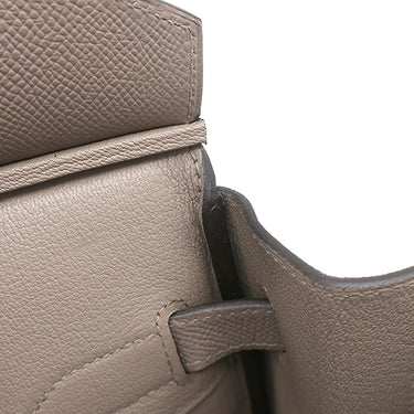 エルメス HERMES バーキン30 グリアスファルト ヴォーエプソン ハンドバッグ ゴールド金具 グレージュ