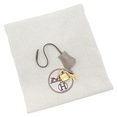 エルメス HERMES バーキン30 グリアスファルト ヴォーエプソン ハンドバッグ ゴールド金具 グレージュ