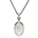 エルメス HERMES ミニマイヨン PM ペンダント H100053FP55 マロングラッセ×シルバー メタル エナメル ネックレス シェーヌダンクル