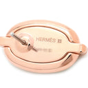 エルメス HERMES ミニマイヨン H100052FO17 ヴェールフィズ×ローズゴールド GP エナメル ピアス ピンクゴールド シェーヌダンクル ライトグリーン 新品 未使用