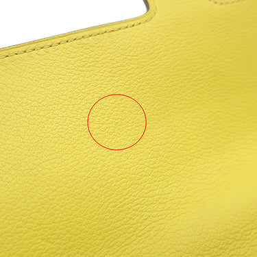 エルメス HERMES コンスタンス ロング トゥー ゴー ライム エバーカラー 長財布 ゴールド金具 黄色 二つ折り財布