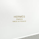 エルメス HERMES ゲタ マッシュルーム シェーブル ショルダーバッグ ゴールド金具 白 オフホワイト H金具