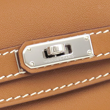エルメス HERMES ケリー フェスティバル H084665CK37 ゴールド ヴォースイフト バッグチャーム シルバー金具 茶 2024年製