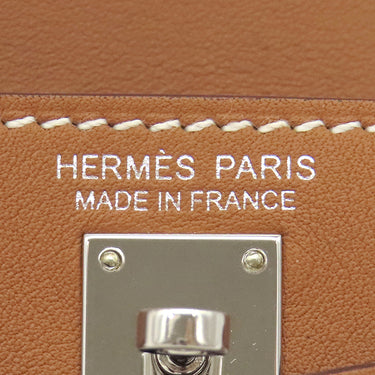 エルメス HERMES ケリー フェスティバル H084665CK37 ゴールド ヴォースイフト バッグチャーム シルバー金具 茶 2024年製