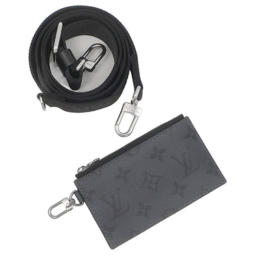 ルイヴィトン LOUIS VUITTON ガストン ウェアラブル ウォレット M81124 モノグラムエクリプス モノグラムエクリプス モノグラムエクリプスリバースキャンバス ショルダーバッグ シルバー金具 グレー