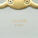 セリーヌ CELINE ミニ クロード アイスブルー カーフ ショルダーバッグ ゴールド金具 トリヨンフ