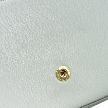 セリーヌ CELINE ミニ クロード アイスブルー カーフ ショルダーバッグ ゴールド金具 トリヨンフ