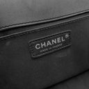 シャネル CHANEL ボーイシャネル 25 A67086 ブラック ラムスキン ショルダーバッグ シルバー金具 黒 チェーンバッグ
