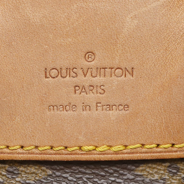 ルイヴィトン LOUIS VUITTON モンスリ MM M51136 モノグラム モノグラムキャンバス リュック・デイパック ゴールド金具 茶 バッグパック