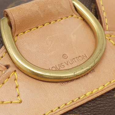 ルイヴィトン LOUIS VUITTON モンスリ MM M51136 モノグラム モノグラムキャンバス リュック・デイパック ゴールド金具 茶 バッグパック