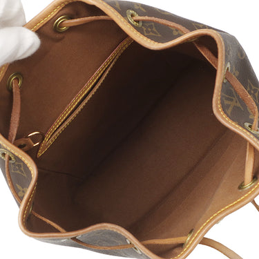 ルイヴィトン LOUIS VUITTON モンスリ MM M51136 モノグラム モノグラムキャンバス リュック・デイパック ゴールド金具 茶 バッグパック