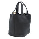 エルメス HERMES ピコタンロック MM 22 ブラック トリヨンクレマンス ハンドバッグ ゴールド金具 黒