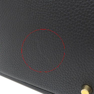 エルメス HERMES ピコタンロック MM 22 ブラック トリヨンクレマンス ハンドバッグ ゴールド金具 黒