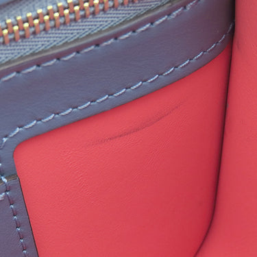 ルイヴィトン LOUIS VUITTON LV PONT9 LVポンヌフ M55947 ブルー カーフ ショルダーバッグ ゴールド金具 青 赤 バイカラー LVサークル ショルダー