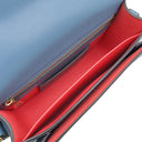 ルイヴィトン LOUIS VUITTON LV PONT9 LVポンヌフ M55947 ブルー カーフ ショルダーバッグ ゴールド金具 青 赤 バイカラー LVサークル ショルダー