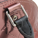 ルイヴィトン LOUIS VUITTON アルマ BB M90485 ピンク×ブラック モノグラムヴェルニ 2WAYバッグ シルバー金具 黒 メタリック ハンドバッグ ショルダー