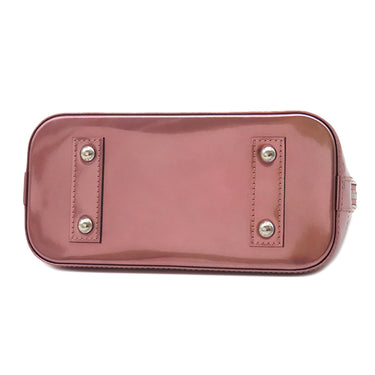ルイヴィトン LOUIS VUITTON アルマ BB M90485 ピンク×ブラック モノグラムヴェルニ 2WAYバッグ シルバー金具 黒 メタリック ハンドバッグ ショルダー