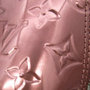 ルイヴィトン LOUIS VUITTON アルマ BB M90485 ピンク×ブラック モノグラムヴェルニ 2WAYバッグ シルバー金具 黒 メタリック ハンドバッグ ショルダー