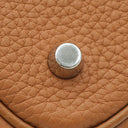 エルメス HERMES ピコタンロック MM 22 ゴールド トリヨンクレマンス ハンドバッグ シルバー金具 茶