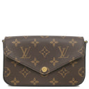 ルイヴィトン LOUIS VUITTON ミルティ ポシェット フェリシー M80091 モノグラム モノグラムキャンバス ショルダーバッグ ゴールド金具 カーキ クラッチ