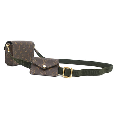 ルイヴィトン LOUIS VUITTON ミルティ ポシェット フェリシー M80091 モノグラム モノグラムキャンバス ショルダーバッグ ゴールド金具 カーキ クラッチ