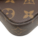 ルイヴィトン LOUIS VUITTON ミルティ ポシェット フェリシー M80091 モノグラム モノグラムキャンバス ショルダーバッグ ゴールド金具 カーキ クラッチ