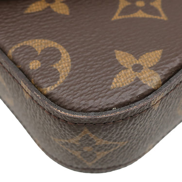 ルイヴィトン LOUIS VUITTON ミルティ ポシェット フェリシー M80091 モノグラム モノグラムキャンバス ショルダーバッグ ゴールド金具 カーキ クラッチ