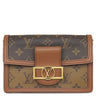 ルイヴィトン LOUIS VUITTON ポルトフォイユ ドーフィーヌ M68746 ブラウン×ベージュ モノグラムキャンバス レザー モノグラムリバースキャンバス 2WAYバッグ ゴールド金具 チェーンショルダー クラッチ
