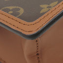 ルイヴィトン LOUIS VUITTON ポルトフォイユ ドーフィーヌ M68746 ブラウン×ベージュ モノグラムキャンバス レザー モノグラムリバースキャンバス 2WAYバッグ ゴールド金具 チェーンショルダー クラッチ