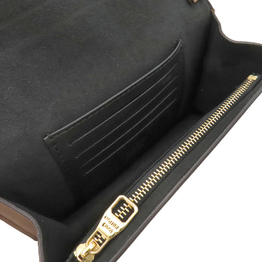ルイヴィトン LOUIS VUITTON ポルトフォイユ ドーフィーヌ M68746 ブラウン×ベージュ モノグラムキャンバス レザー モノグラムリバースキャンバス 2WAYバッグ ゴールド金具 チェーンショルダー クラッチ