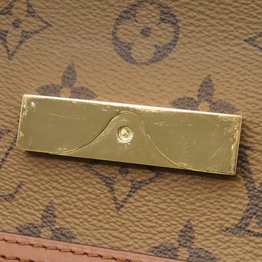 ルイヴィトン LOUIS VUITTON ポルトフォイユ ドーフィーヌ M68746 ブラウン×ベージュ モノグラムキャンバス レザー モノグラムリバースキャンバス 2WAYバッグ ゴールド金具 チェーンショルダー クラッチ