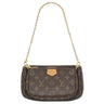 ルイヴィトン LOUIS VUITTON ミュルティ ポシェット アクセソワール M44840 ローズクレール モノグラムキャンバス ショルダーバッグ ゴールド金具