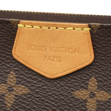 ルイヴィトン LOUIS VUITTON ミュルティ ポシェット アクセソワール M44840 ローズクレール モノグラムキャンバス ショルダーバッグ ゴールド金具