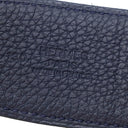 エルメス HERMES コンスタンスH #85 ブラック×ブルーインディゴ ボックスカーフ トゴ #85 ベルト マットシルバー金具 Hバックル リバーシブル